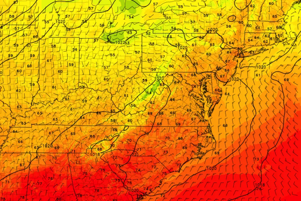 Monday NJ weather: 60s to 70s to 60s this week, with very little rain