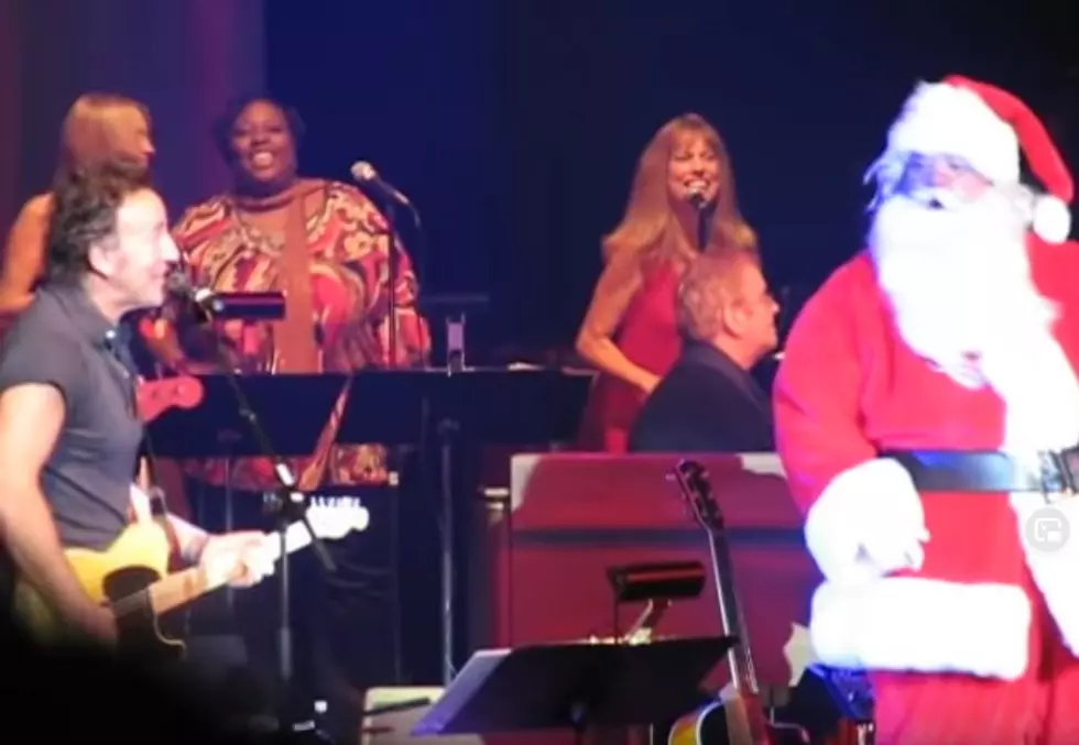 The time Big Joe played Santa on stage with Bruce Springsteen