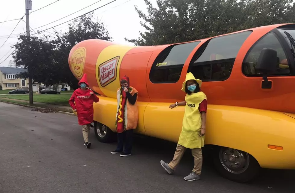 Teenager with autism surprised with Wienermobile ride