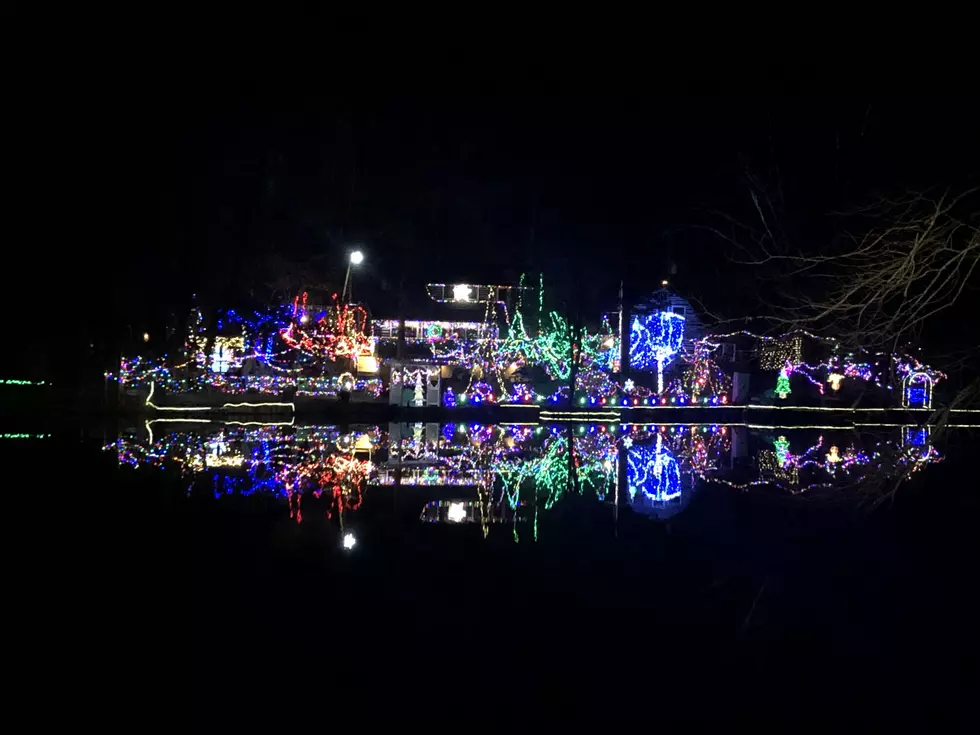 Lots of Christmas lights still up in NJ