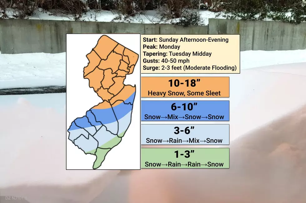 Winter Storm Warning: Up to 10+&#8221; snow, 50 mph wind gusts, 3 foot storm surge