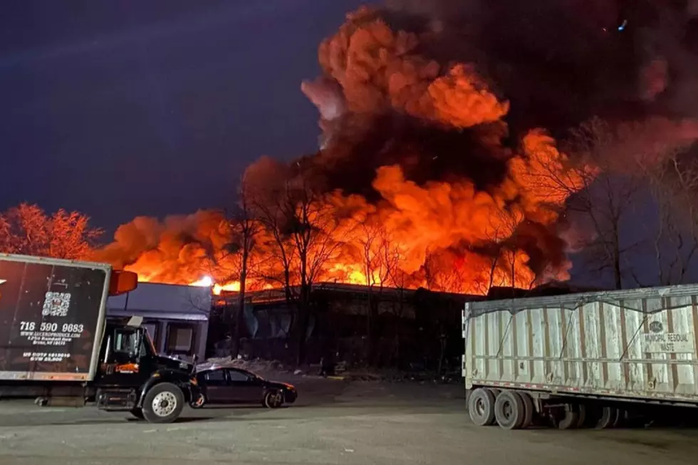 Explosive fire destroys recycling plant in Passaic