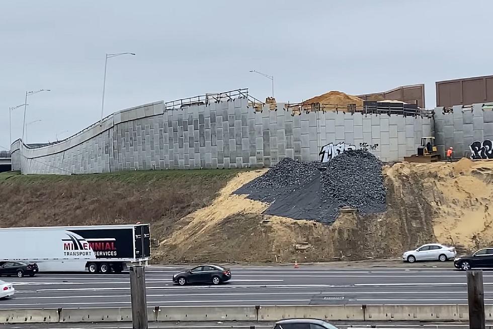 Partially collapsed ramp keeps Route 295 lane closed all weekend