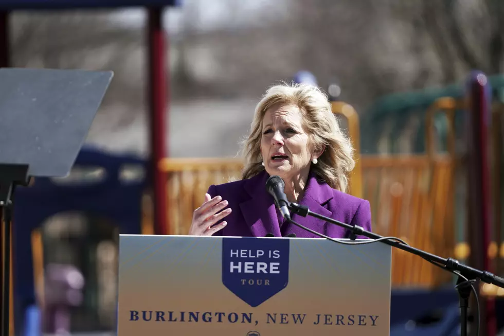 First lady Jill Biden visits Burlington, NJ school — with only 2 students in a class