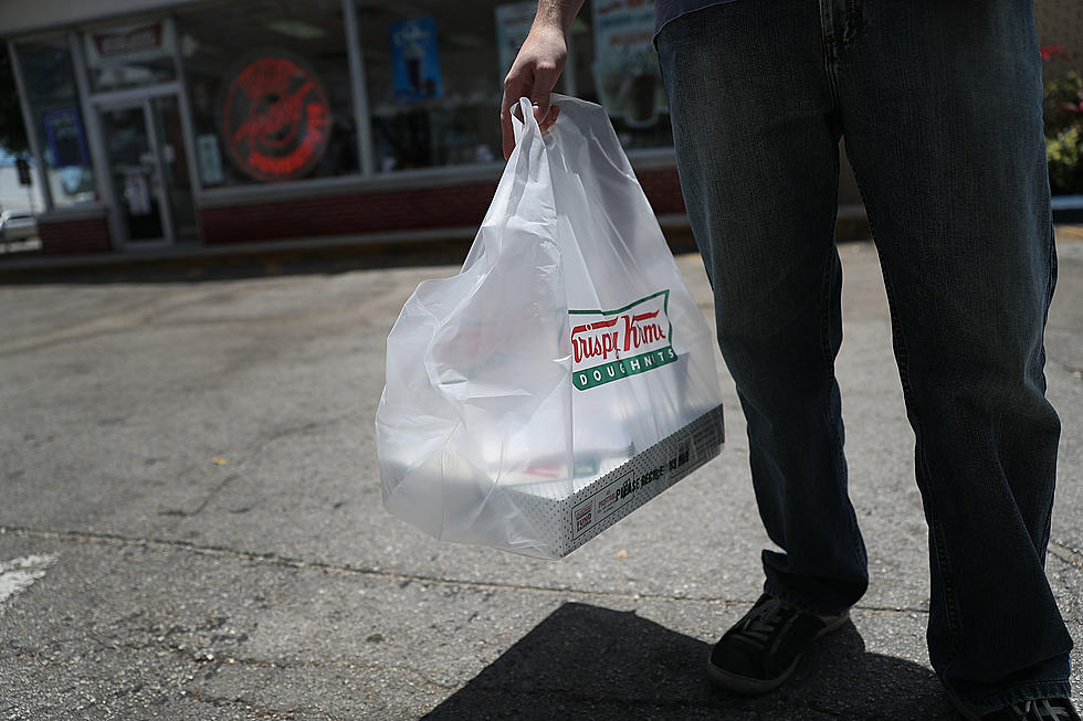 Boy camps out for free Krispy Kreme doughnuts