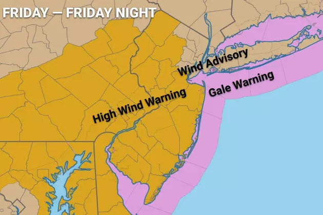 The Big Cooldown: 40-60 MPH Wind Gusts Expected Across NJ Friday