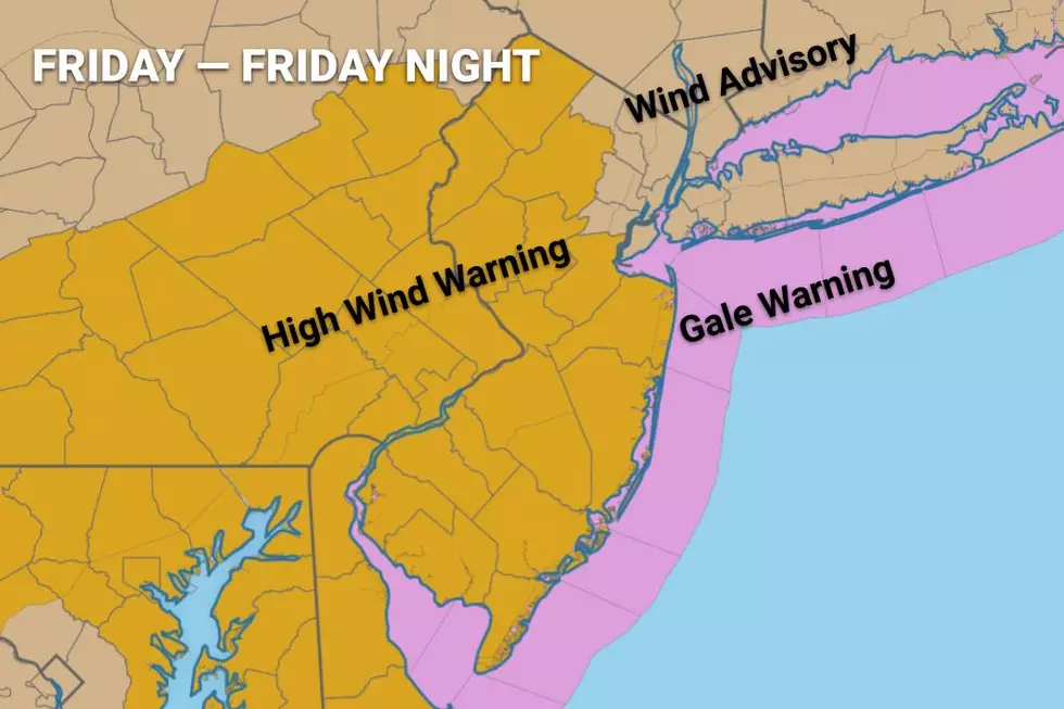 The big cooldown: 40 to 60 mph wind gusts expected across NJ Friday