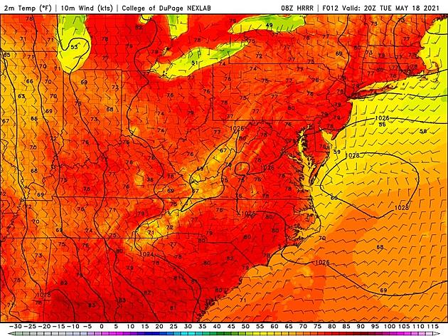 Tuesday NJ weather: Temperatures rise, fire danger remains high
