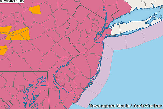 Stormy Evening: Severe T&#8217;storm Watch for All of NJ Until 10PM