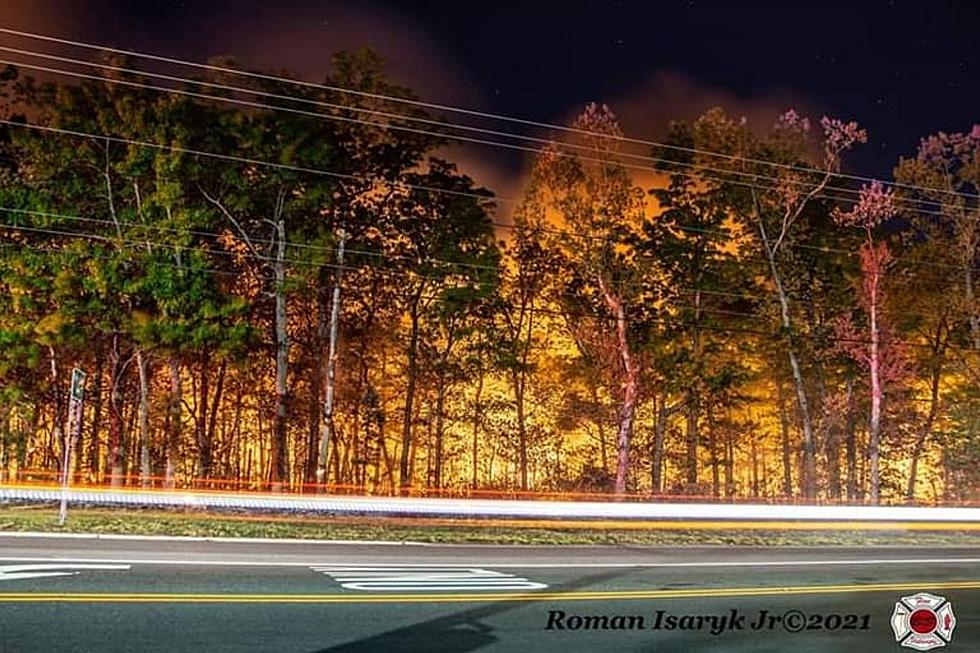 Bass River State Forest Wildfire Creates Haze Over Ocean County