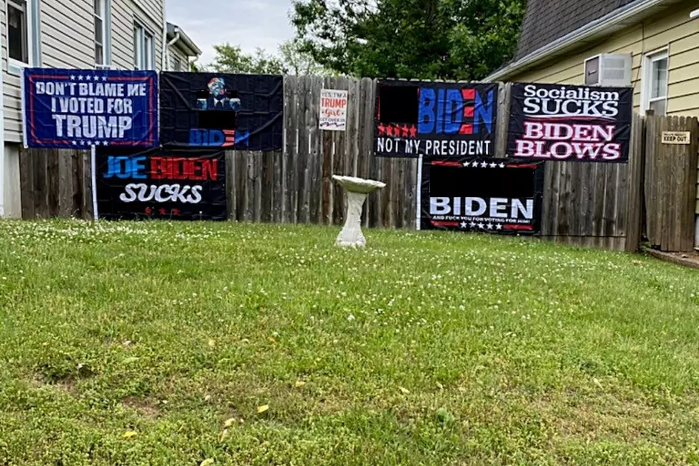 Roselle Park woman won't take down profane anti-Biden signs