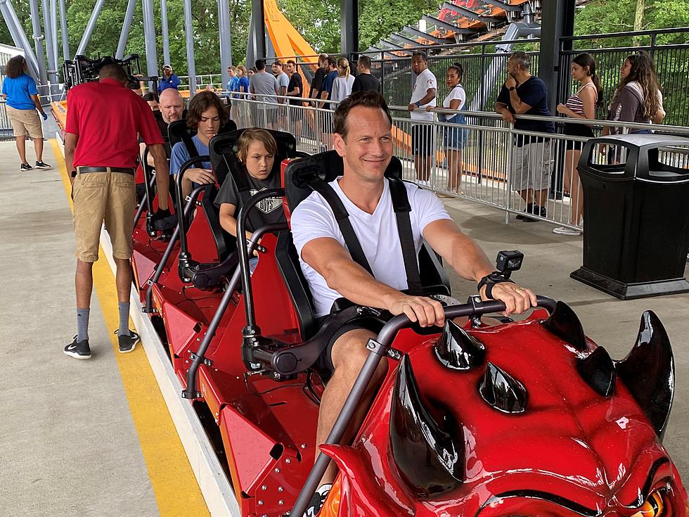 ‘The Conjuring’ actor rides Jersey Devil Coaster at Six Flags