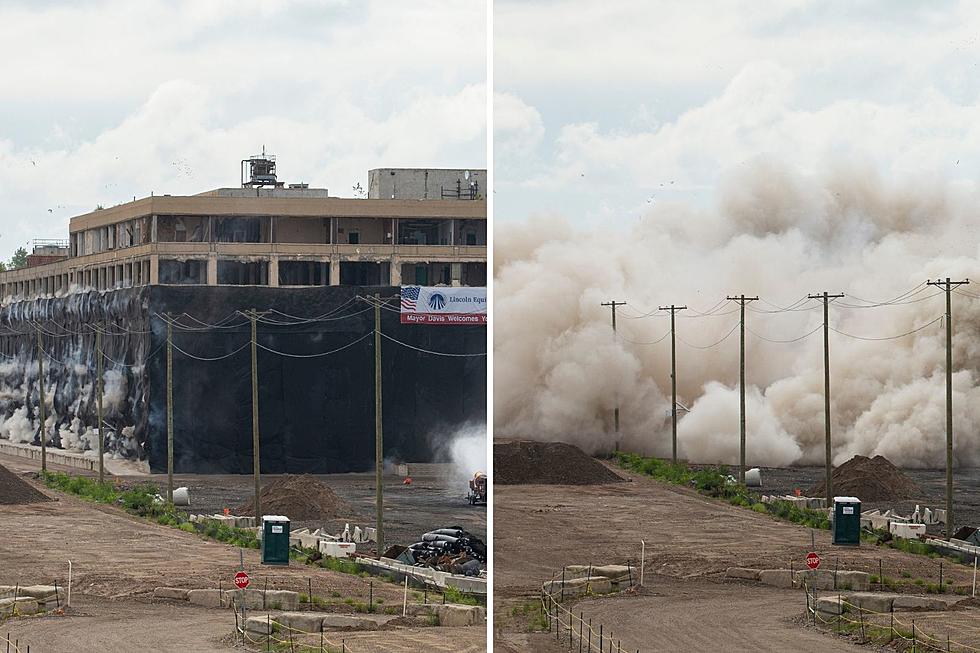 WATCH: NJ&#8217;s bomb-proof military terminal comes crashing down