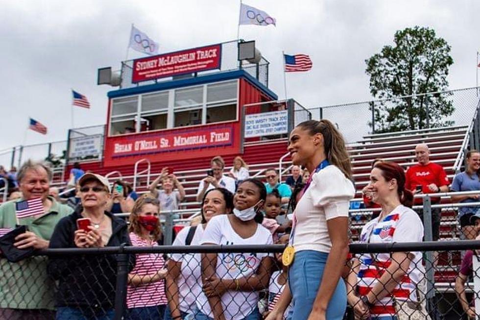 NJ welcomes home double Olympic gold medalists McLaughlin, Mu