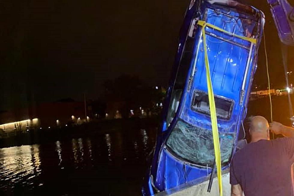 Car plunges into NJ river: Rescuers dive deep to save driver