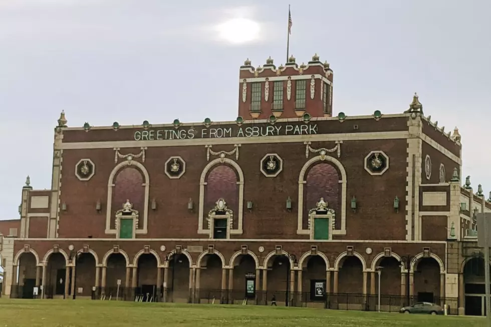 Sunrise over Convention Hall in Asbury Park