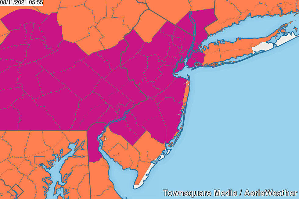 Heat warnings for NJ: Heat index as high as 110° (in the shade)