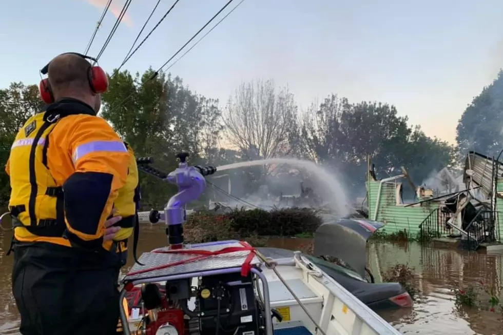 Fire pump helping fight house fires in Manville