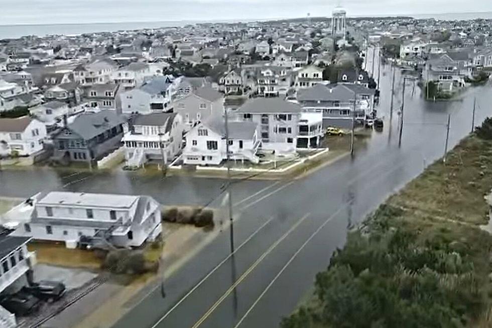 On Sandy anniversary, NJ streets already flooded before new storm