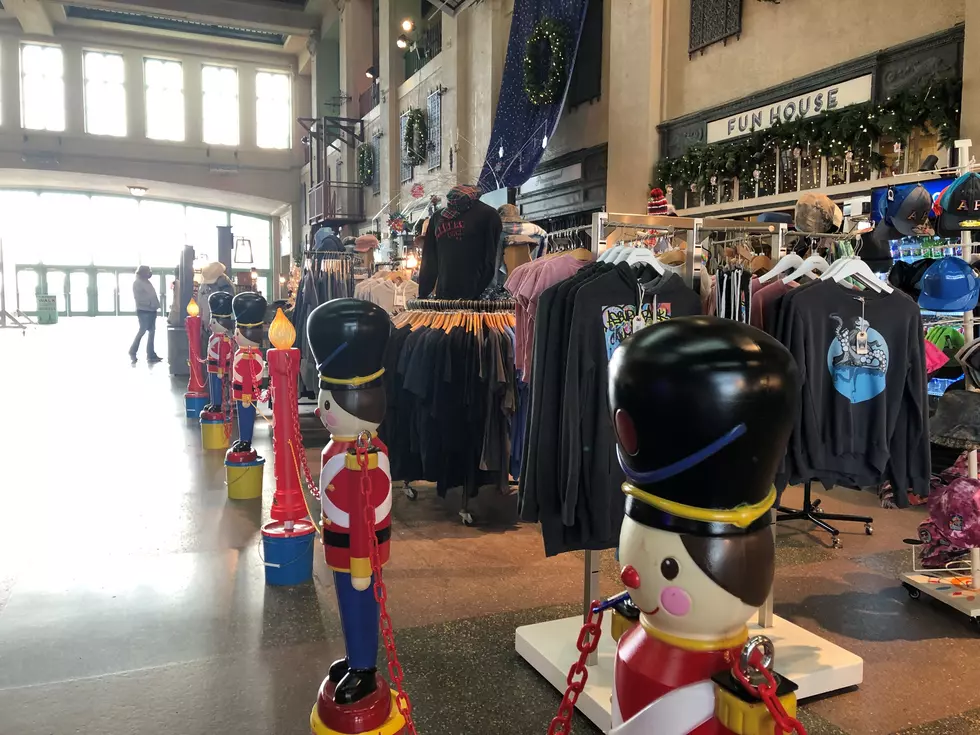 Holiday decorations in Asbury Park's Convention Hall