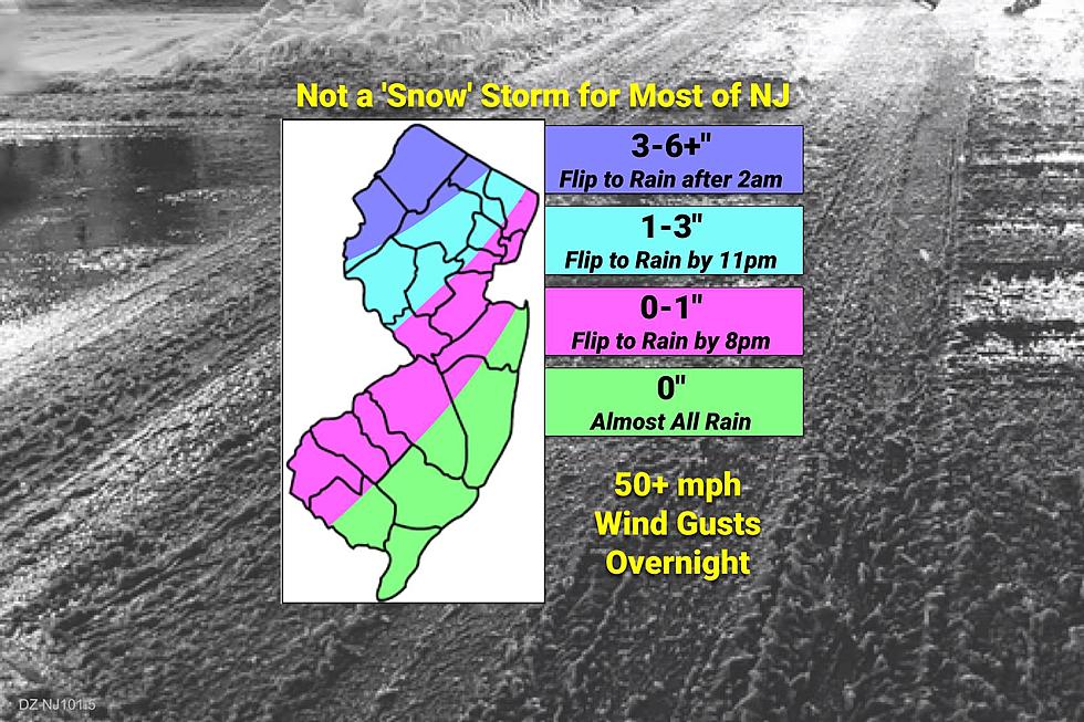 A snowy, rainy, windy night: NJ storm breakdown, county by county