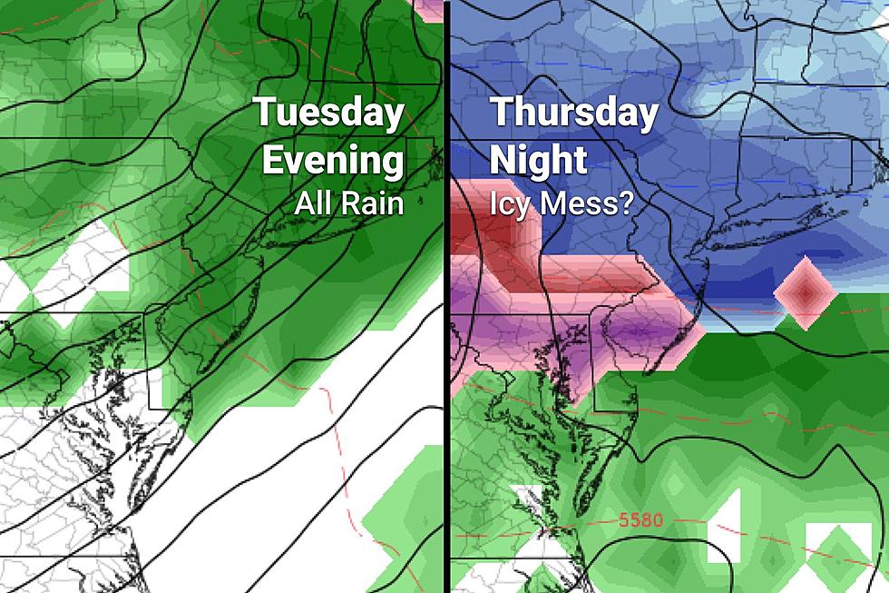 Two storm systems aiming for NJ: Wet and windy, then cold and icy