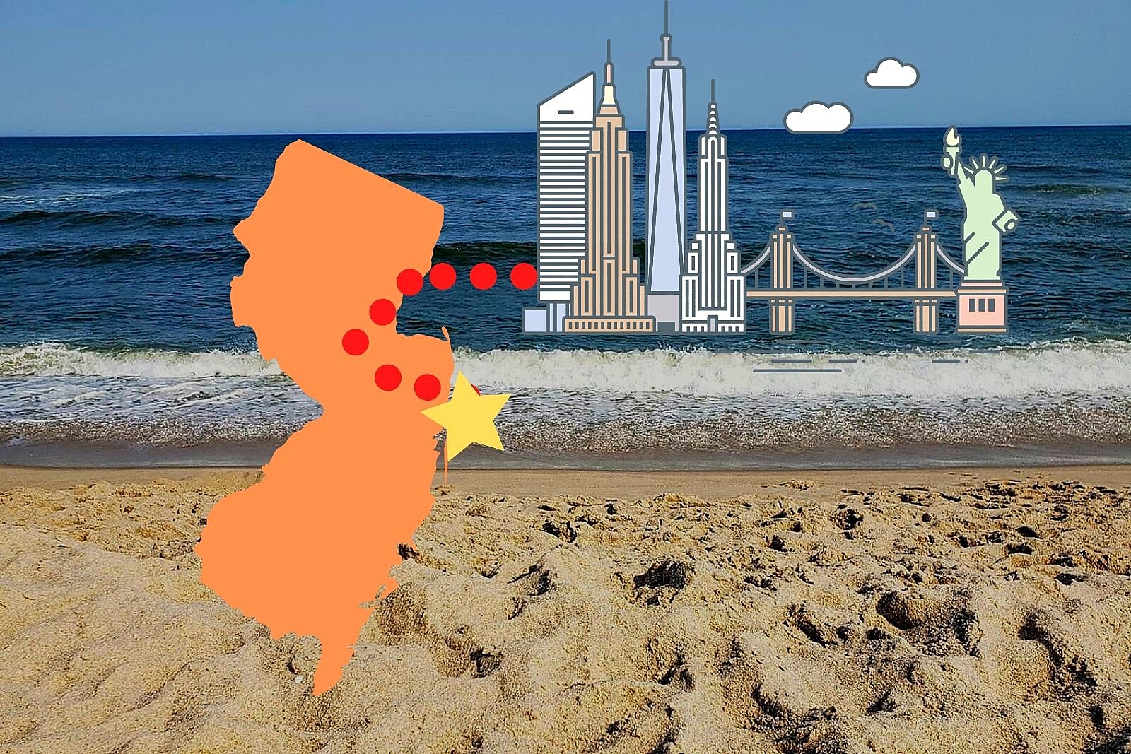 NJ beaches closest to New York All the