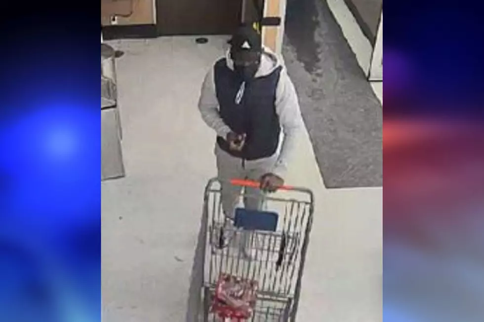 Surveillance image of a man police said is a shoplifter at ShopRite in Nutley