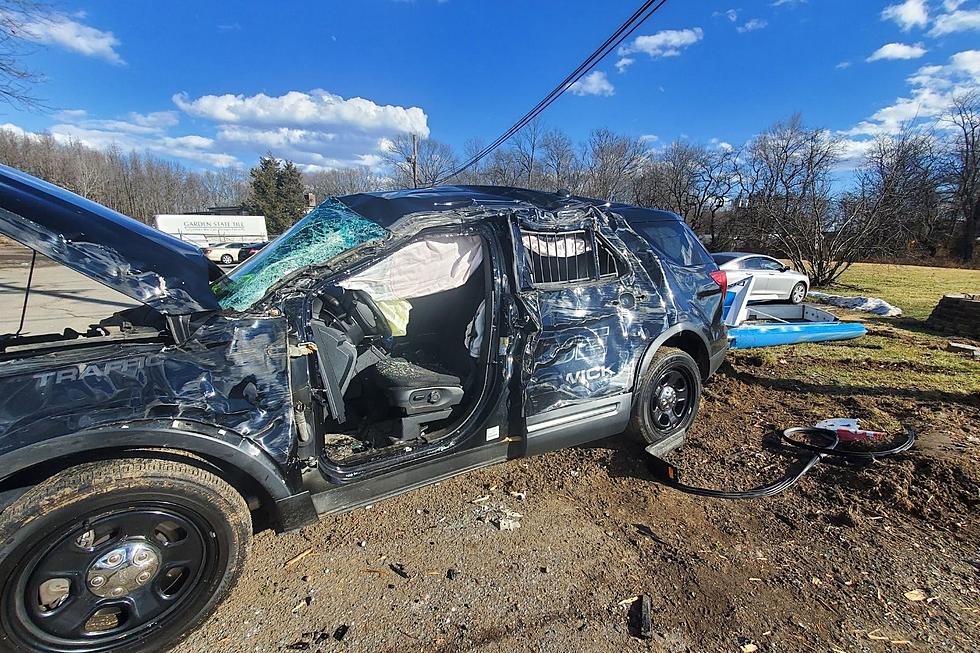 After hit-and-run crash, South Brunswick police car gets totaled