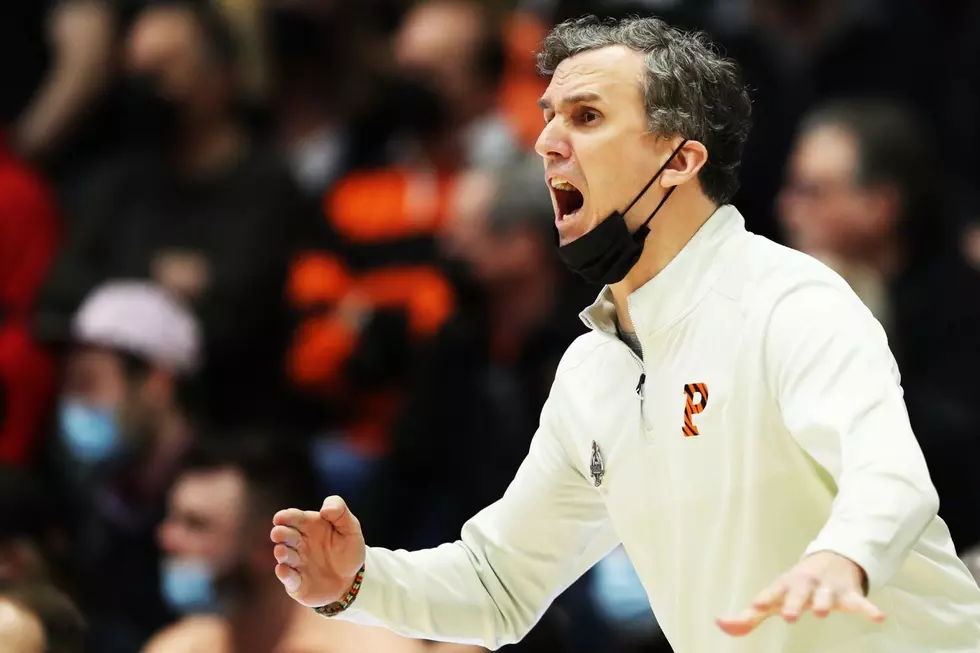 Princeton University basketball head coach Mitch Henderson
