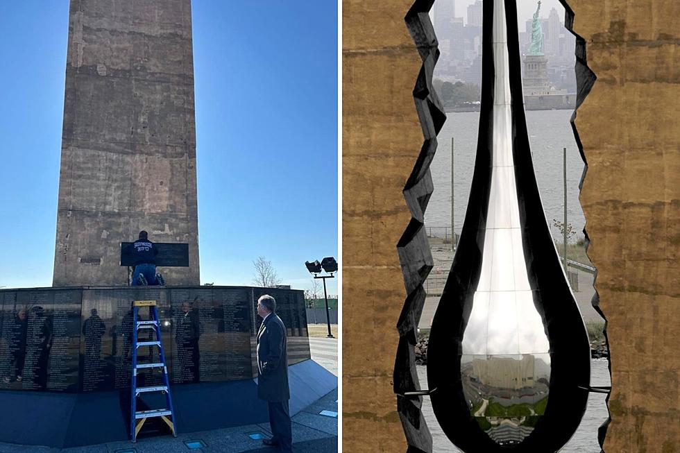 Putin’s Name Covered on 9/11 Teardrop Monument in Bayonne, NJ