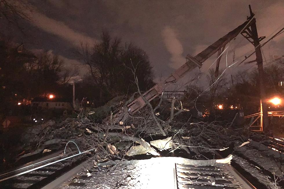 Gusty thunderstorms knock out NJ Transit line, bring down trees