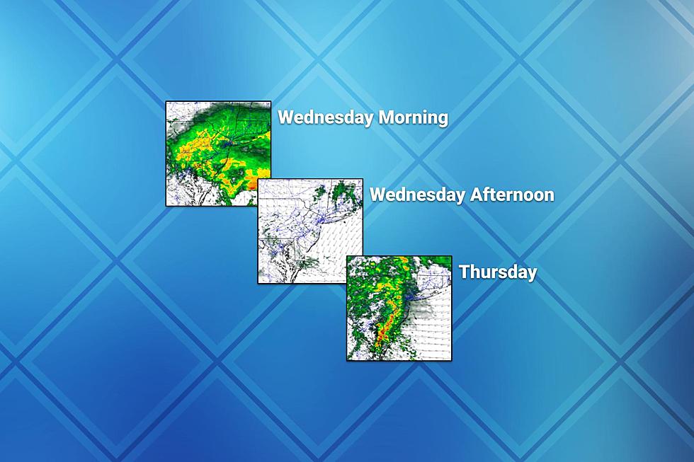 Wednesday NJ weather: From wet to dry to wet again