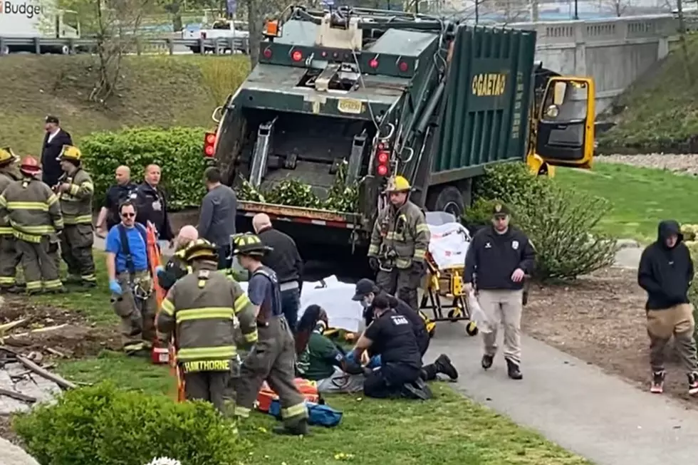3 injured after runaway garbage truck careens into Hawthorne, NJ park