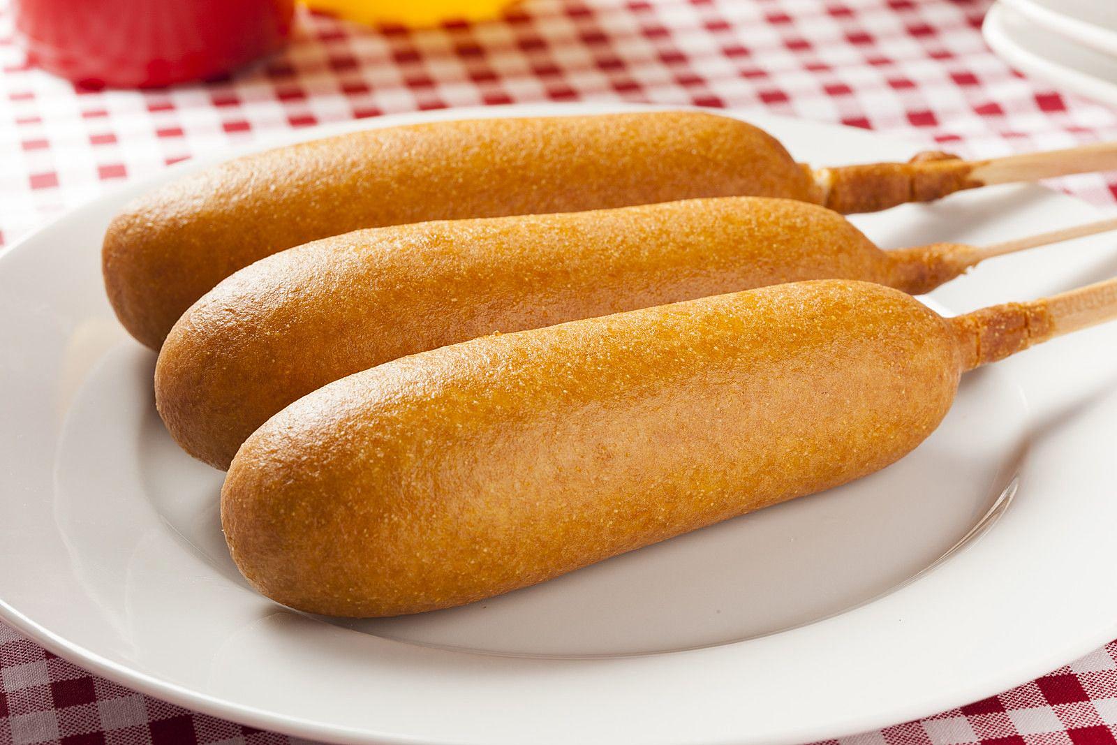 Baked Corn Dogs - The BakerMama