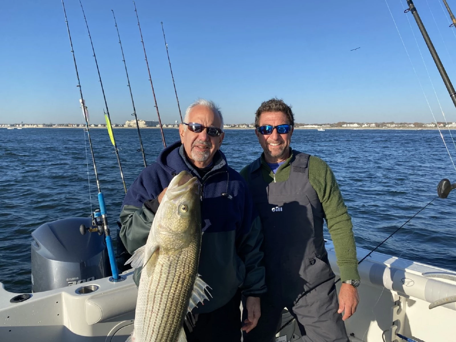 Striper fishing is red hot right now in NJ
