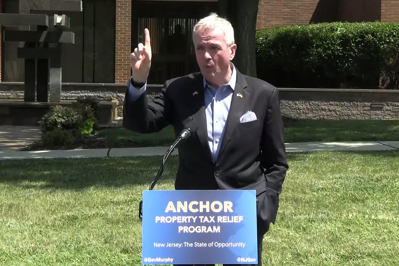 Gov. Phil Murphy at the announcement of the expanded ANCHOR program in South Brunswick on Wednesday, June 15, 2022. (YouTube screenshot)