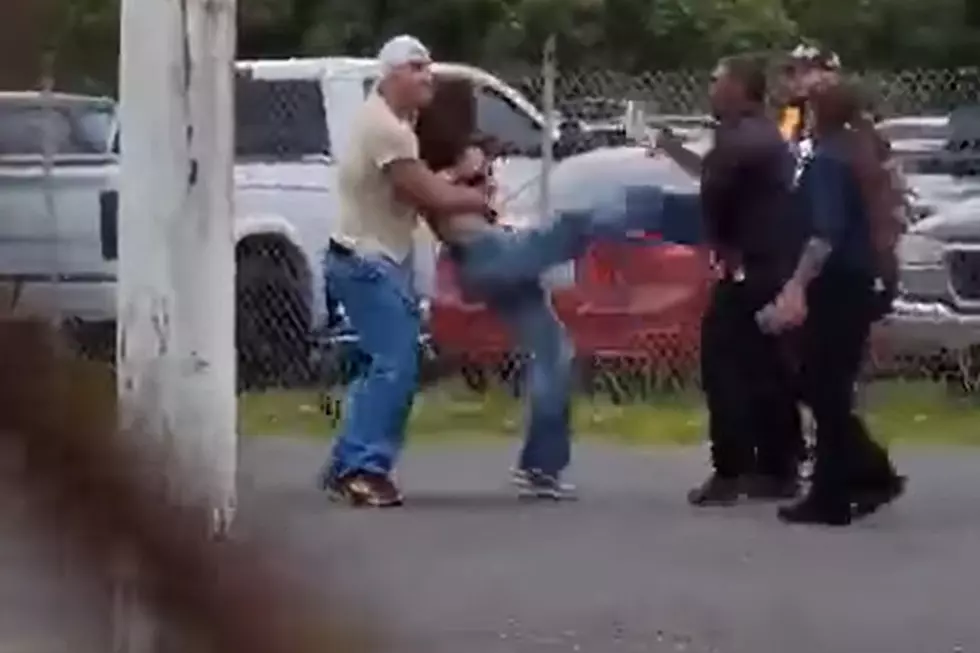 Woman kicks a Raceway Park security staffer 6/11/22