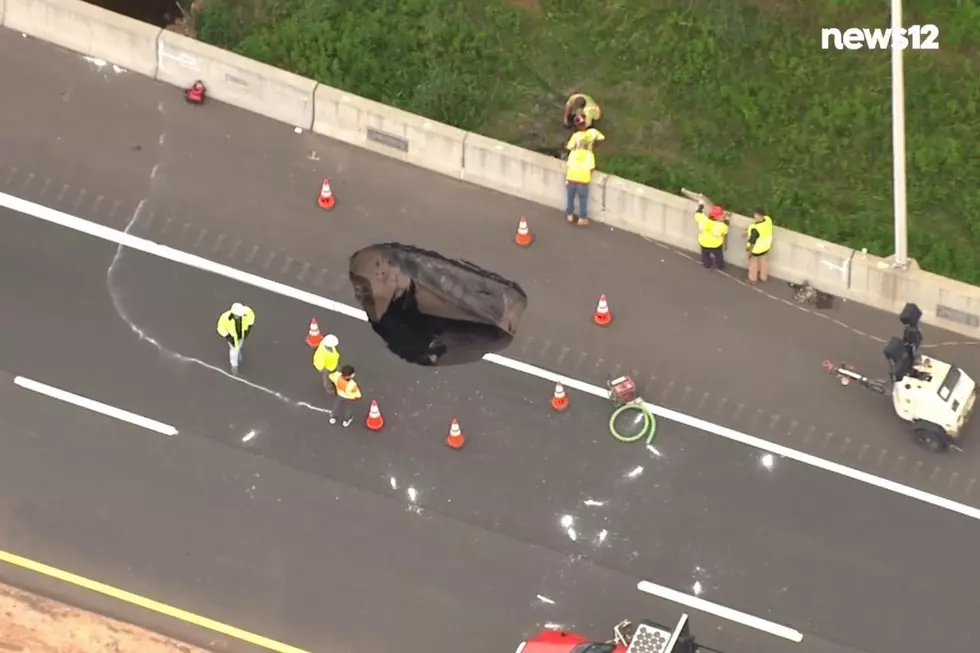 NJ traffic alert: Massive sinkhole appears on Route 287 ramp to 78