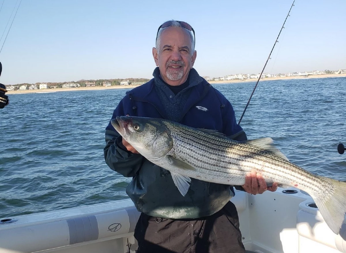 Crazy striper bite in New Jersey right now
