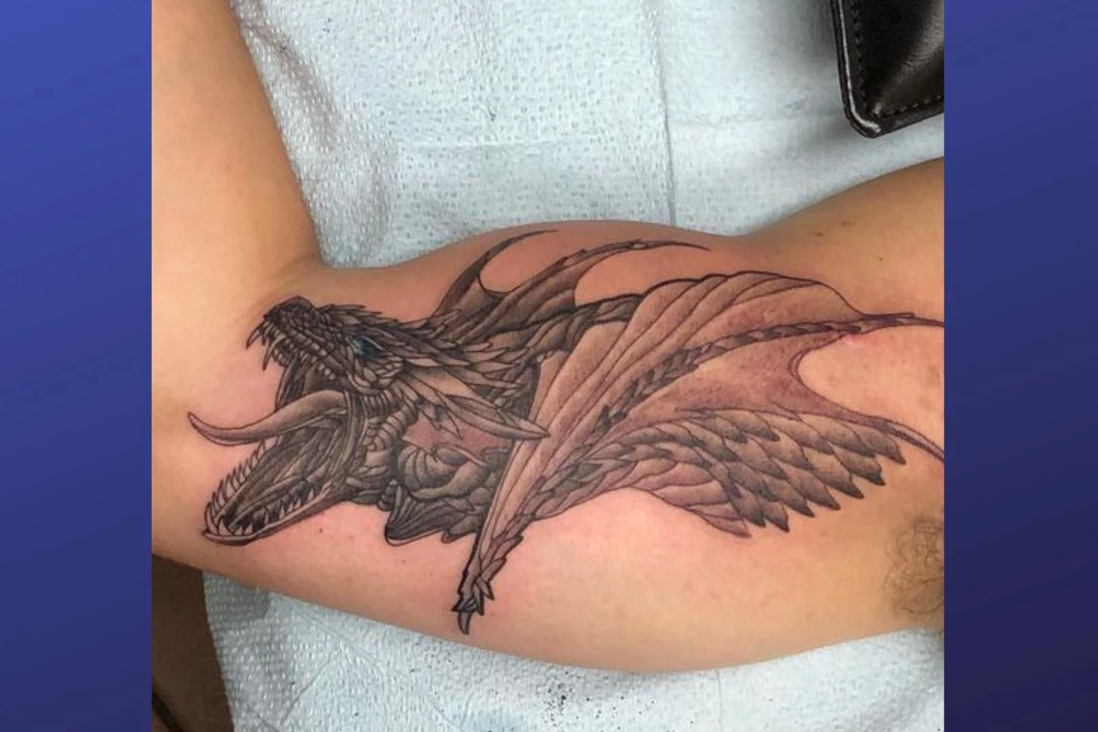 Wyvern tattoo I got while in Okinawa. Done by Floyed at Black Ocean tattoo.  : r/tattoos