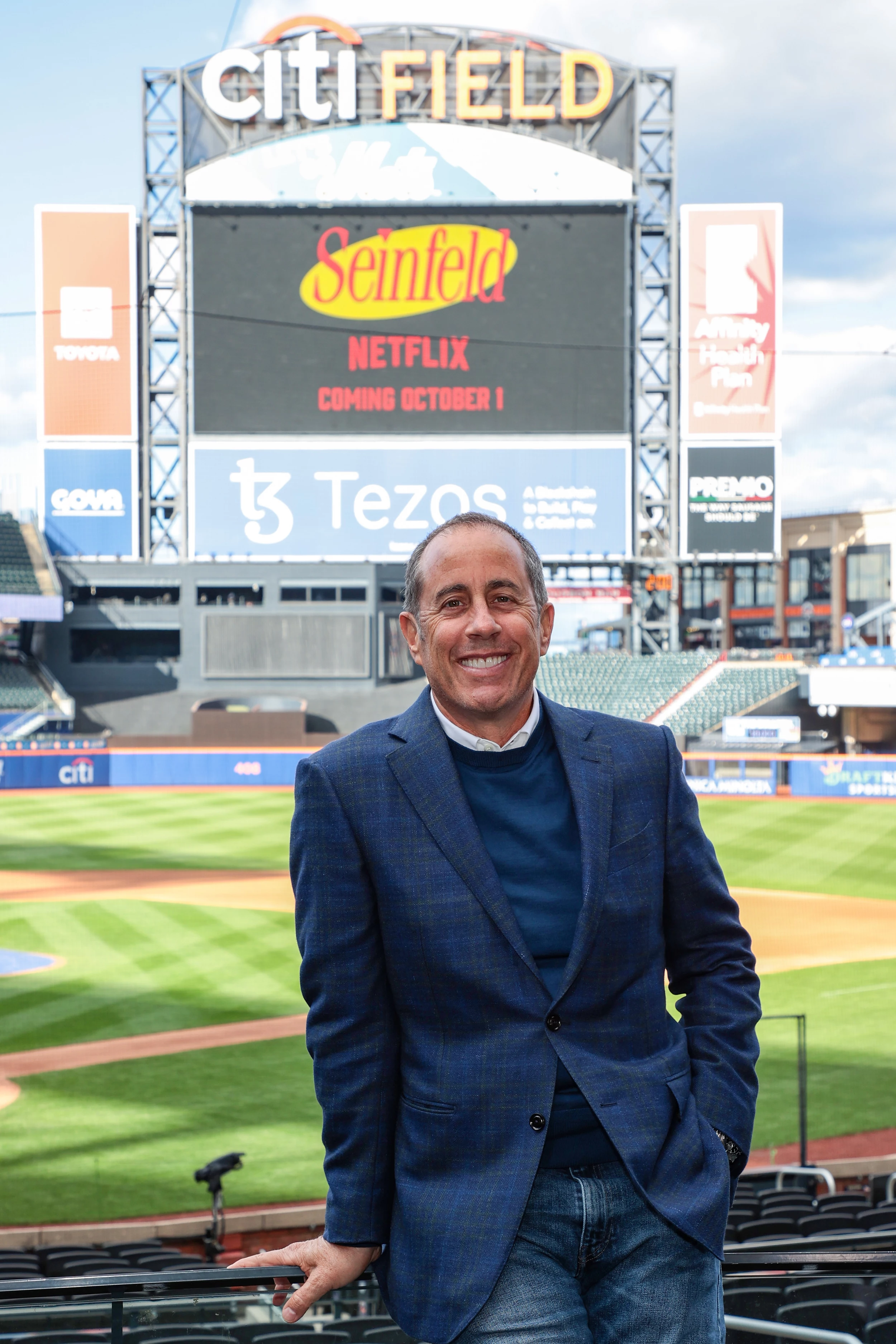 The day I met Jerry Seinfeld at Yankee Stadium in New York City