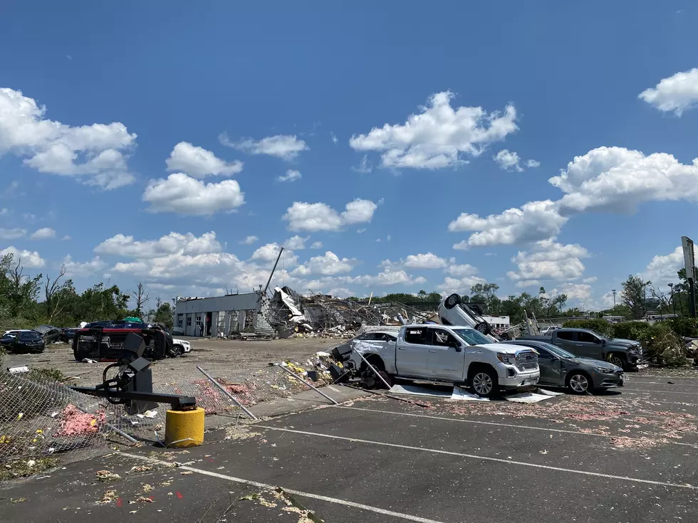Damage to the Faulkner auto dealership in Trevose caused by an EF3 tornado. (NOAA / NWS)