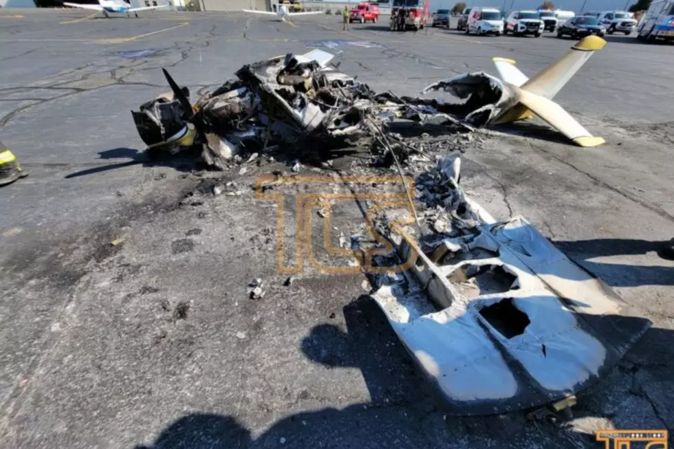 Plane catches fire after landing at Linden, NJ Airport, pilot burned