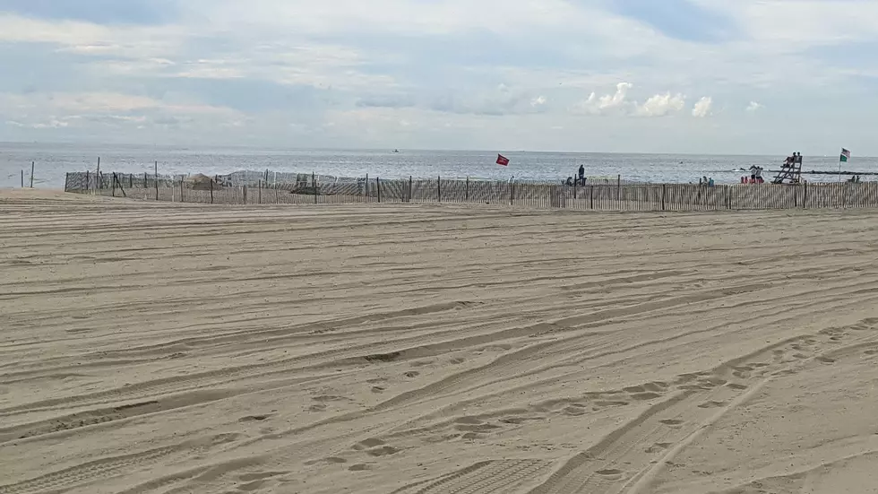 Bradley Beach, NJ beach closed due to safety hazards in sand