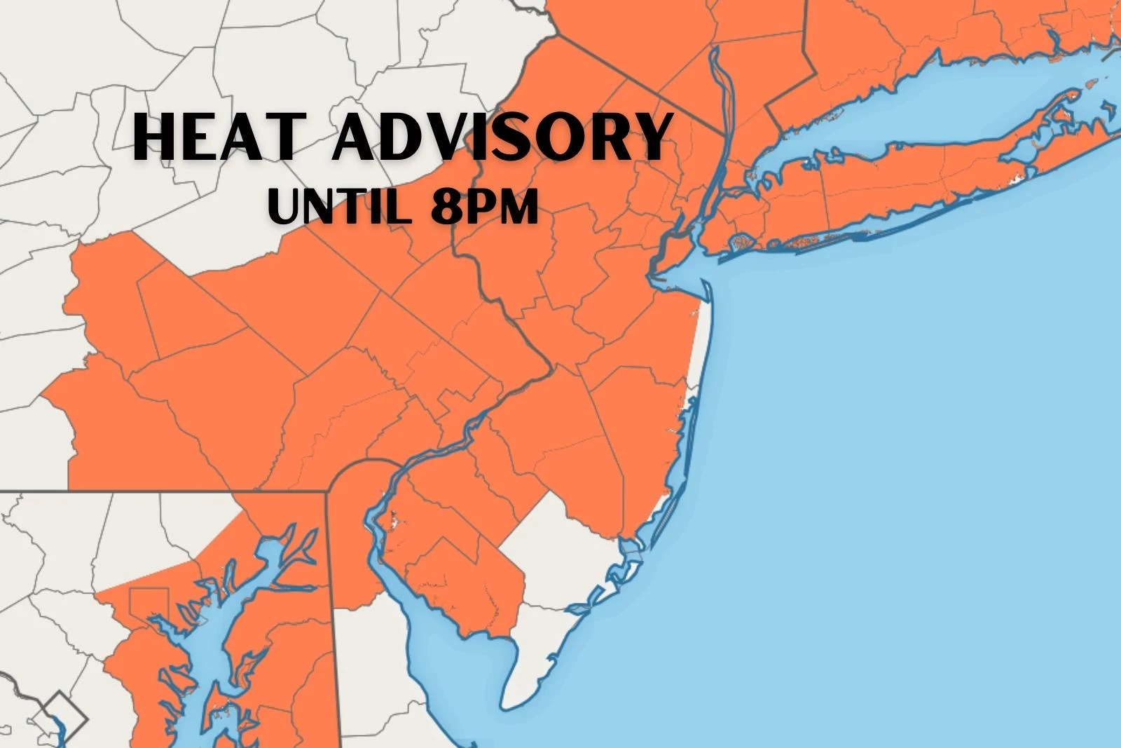 NJ weather: One more day of dangerous heat, sweet relief coming