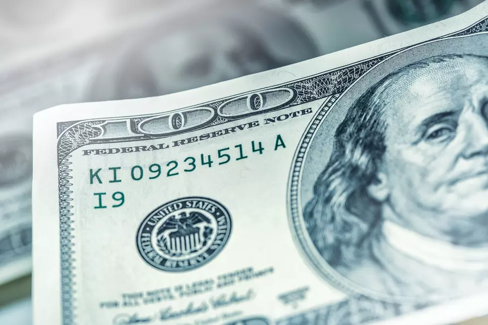 Dollars banknotes. American Dollars Cash Money. One Hundred Dollar Banknotes.
