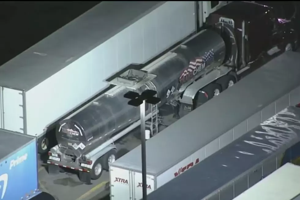 Rotten egg smell continues from venting tanker at NJ truck stop