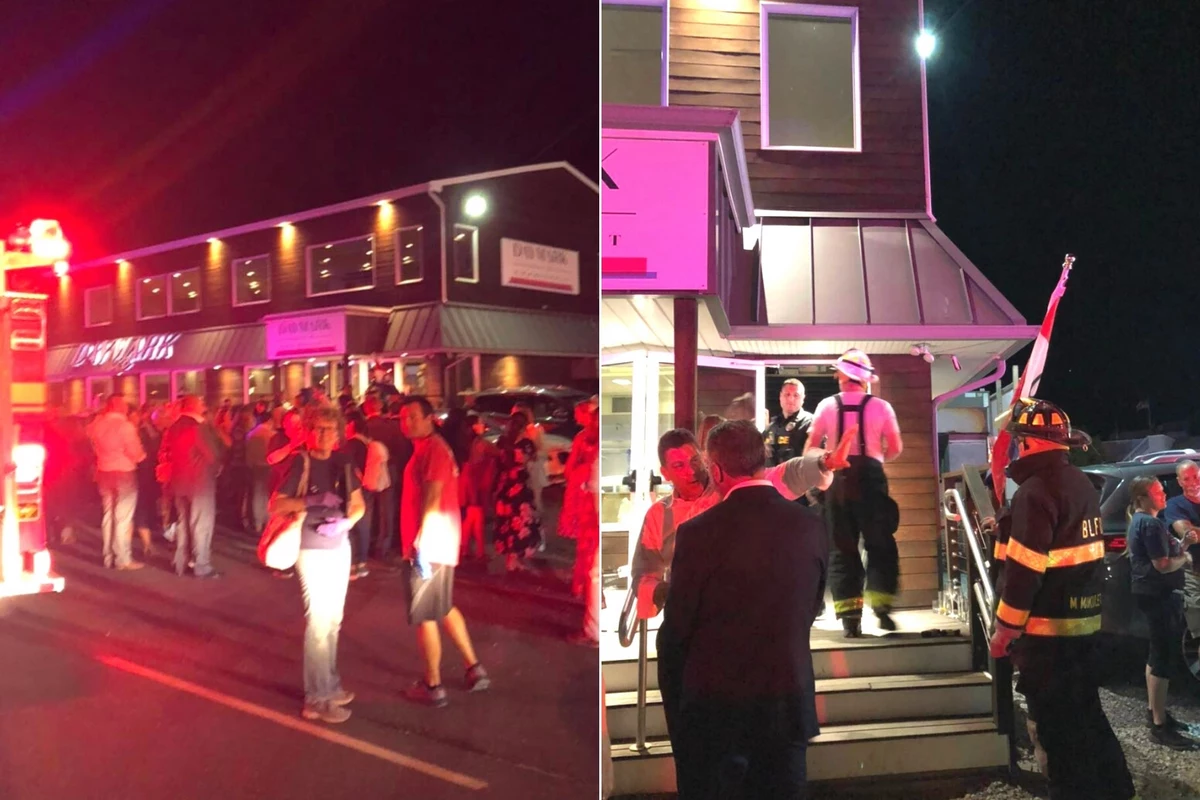 The Jersey Shore restaurant is being evacuated amid fears of the building collapsing