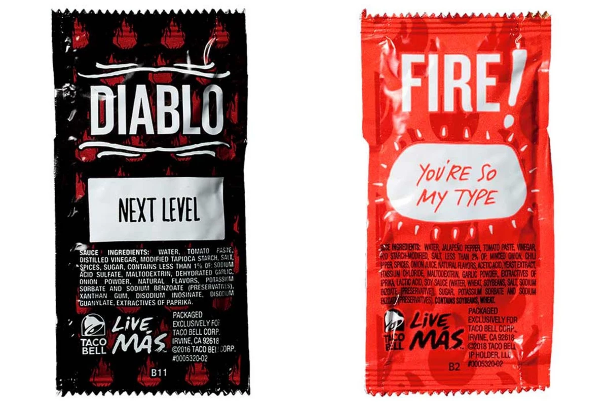 Taco Bell Sauce Packet Organizer, Condiment Packet Organizer, Fire Sauce,  Hot Sauce, Fast Food Gift, Pantry Organizer, Taco Bell Fan Gift 